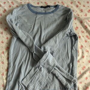 brandy melville stripped long sleeve tee